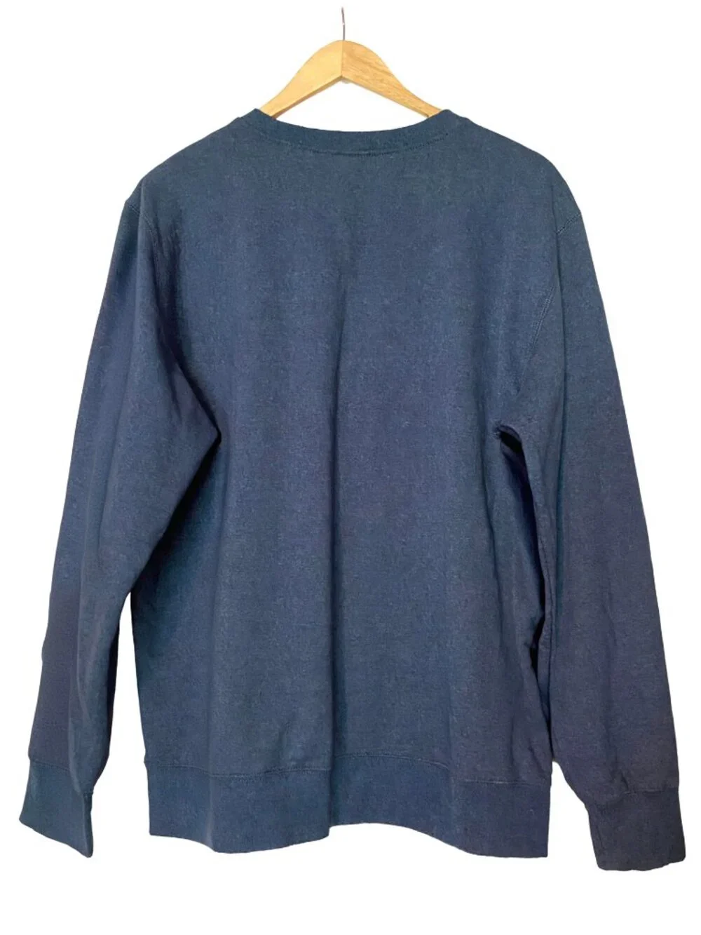 The North Face - Blue Fleece Lined Crewneck Sweatshirt Pullover - Size XL